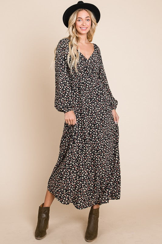 Meant To Be Floral Midi Dress