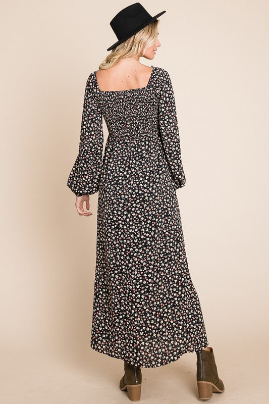 Meant To Be Floral Midi Dress