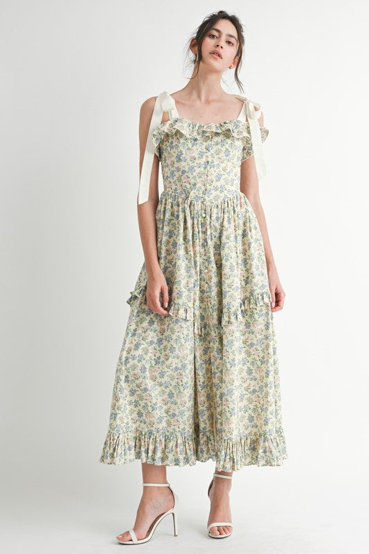 Blue Iris Love Midi Dress