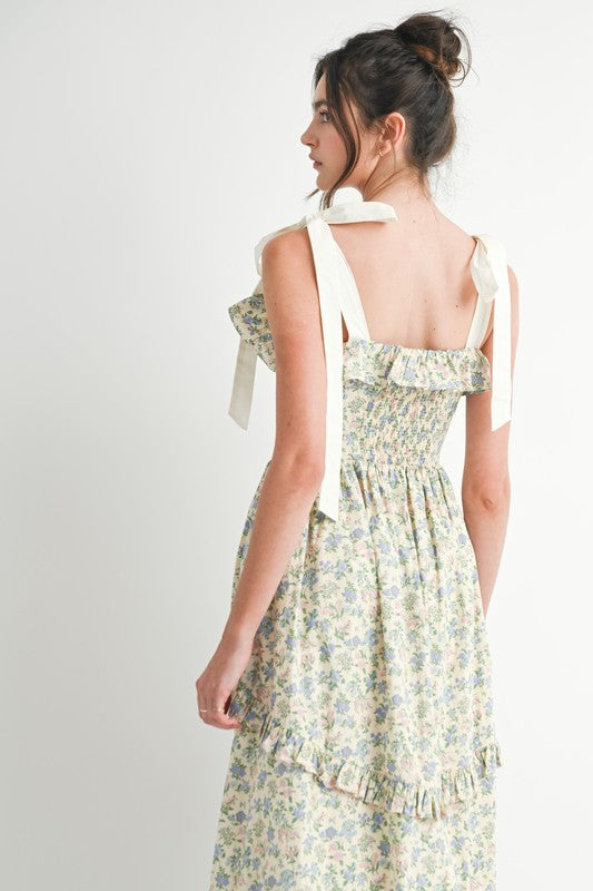 Blue Iris Love Midi Dress