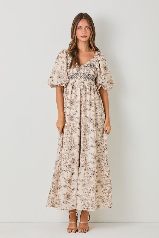 Angel Face Rose Love Maxi Dress