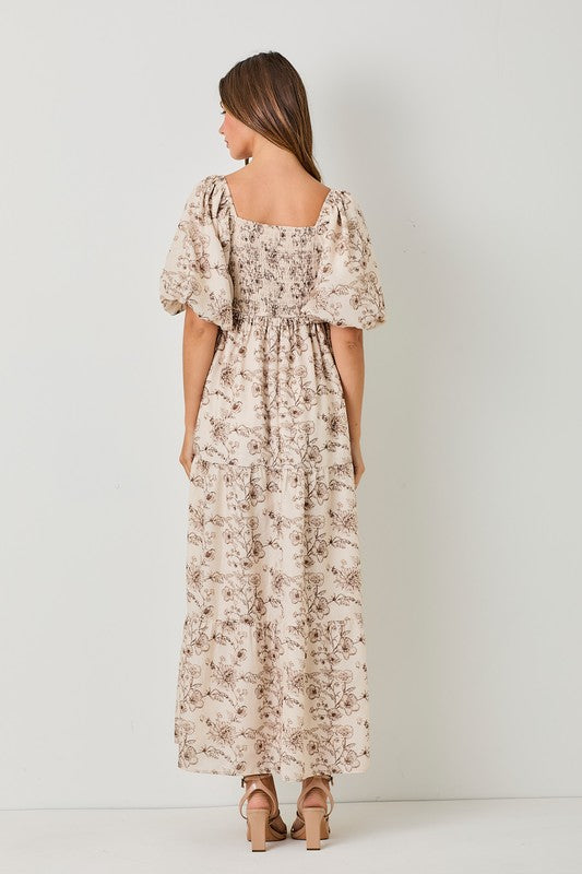 Angel Face Rose Love Maxi Dress