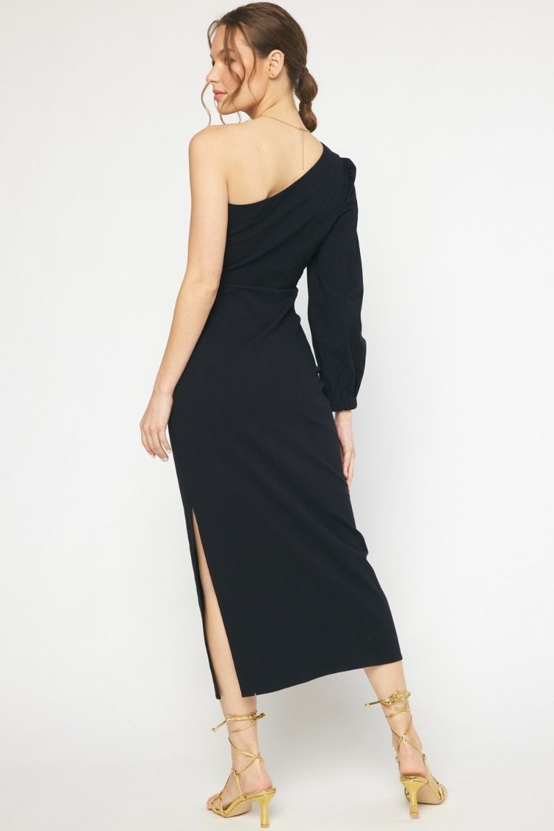 Don't Tease Me Asymmetrical Midi Dress