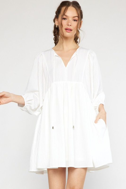 Where Have You Been Babydoll Mini Dress