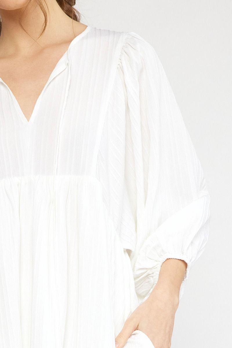 Where Have You Been Babydoll Mini Dress