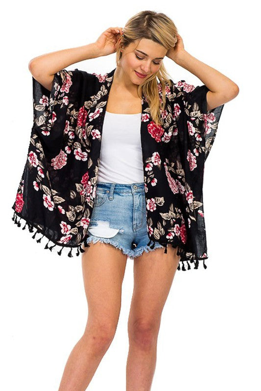 Glorious Festive Peonies Kimonos