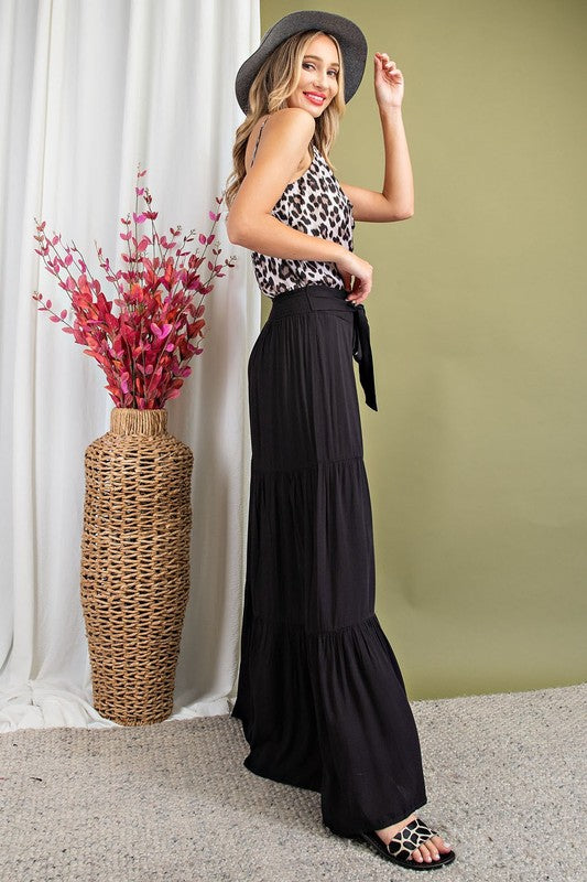 Lost Without You Tiered Wide Leg Pants