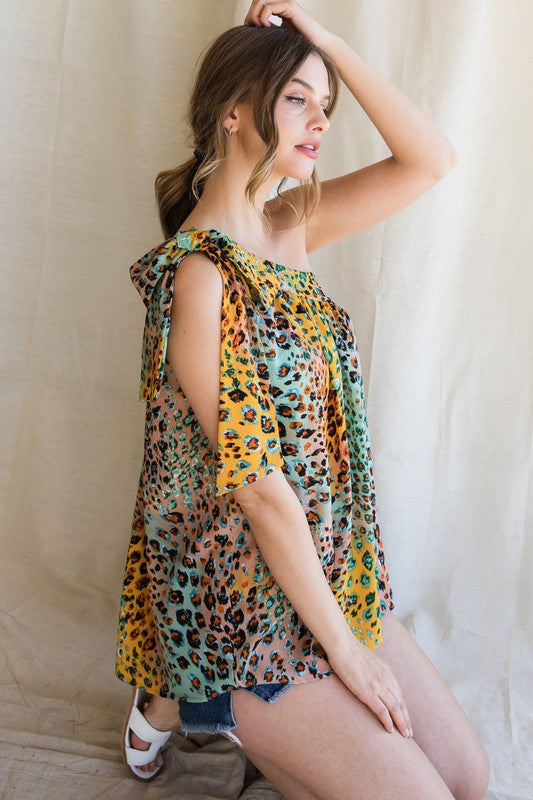 Stand By My Side Leopard Top