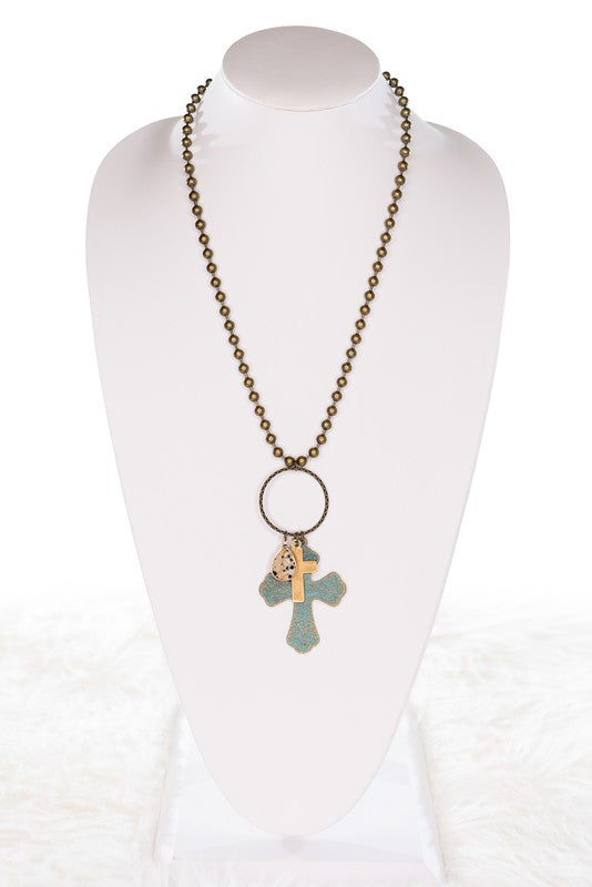 Mercy Hoop Ball Chain Necklace