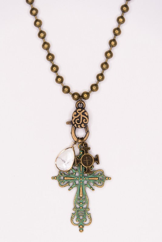 Mercy Lobster Claw Clasp Ball Chain Necklace