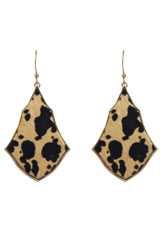 Hook Me Up Animal Print Earrings