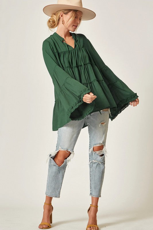 Forest Love Tiered Top