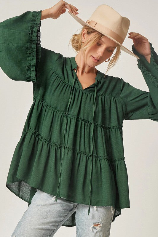 Forest Love Tiered Top