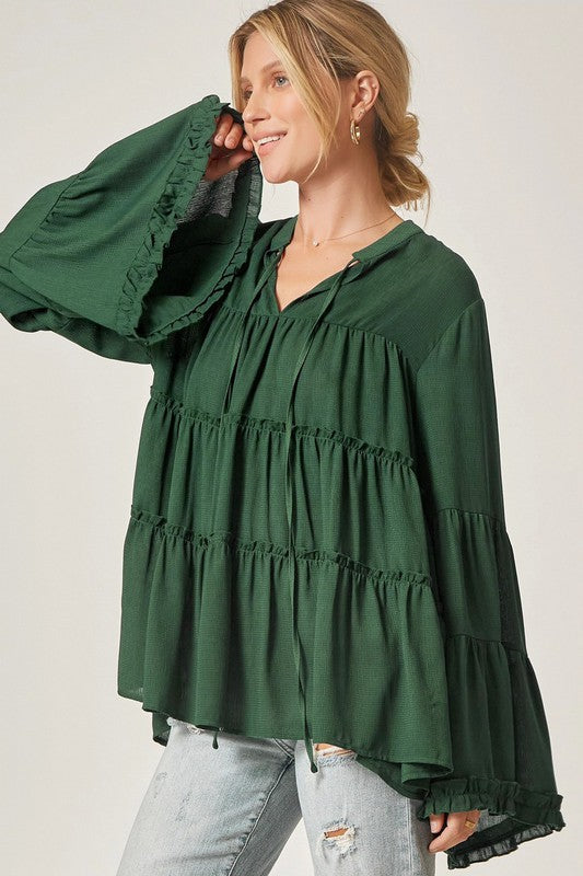 Forest Love Tiered Top