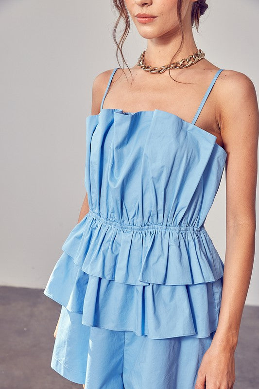 Pleased To Meet You Ruffled Layer Romper