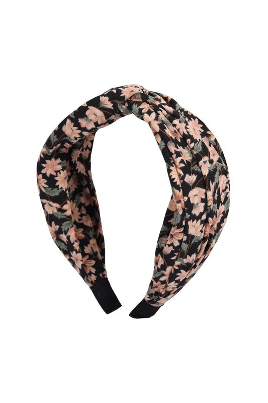 Knotted Floral Headband