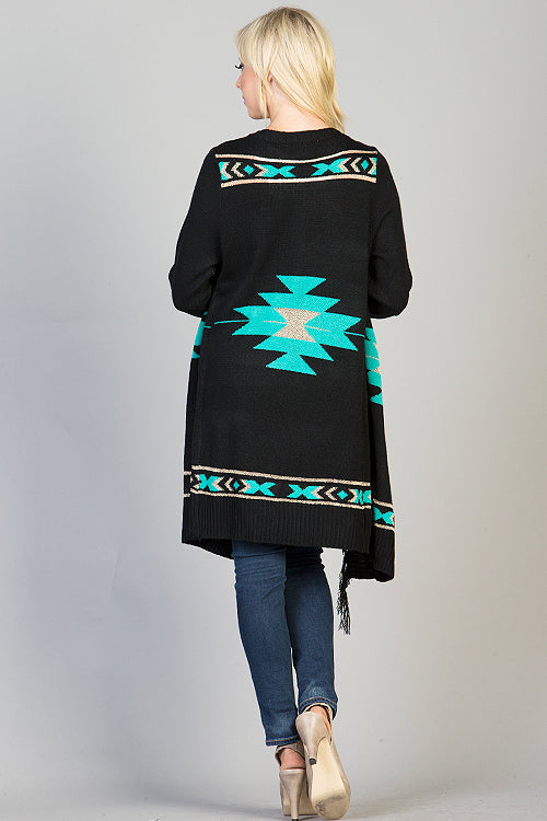 Awakened By Love Aztec Cardigan