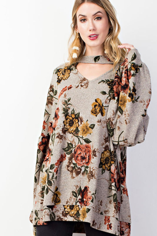 Roses Of Love Tunic Top