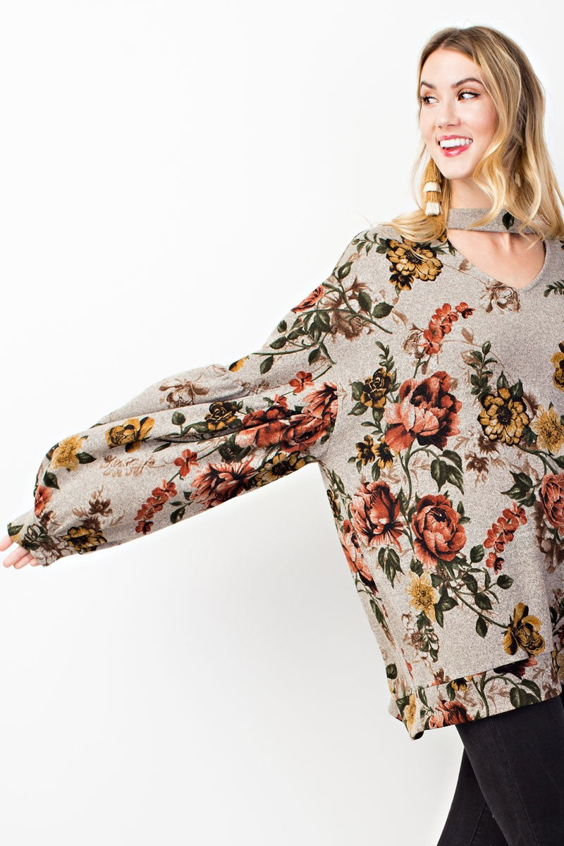 Roses Of Love Tunic Top