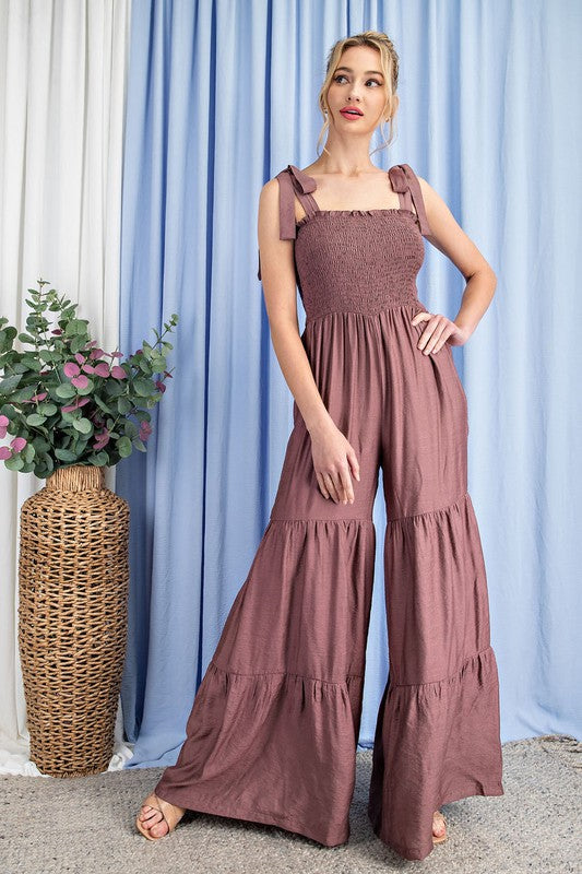 Aiming Towards The Horizons Purple Jumpsuit