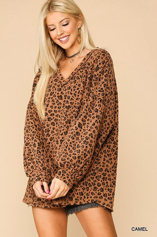 Beyond My Imagination Animal Print Top
