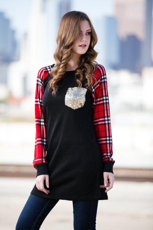 Plaid Of Wonder Top