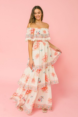 Tiered Ruffled Thought Dress
