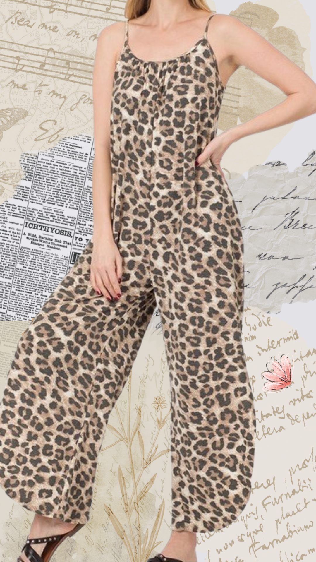 Wild Like A Leopard Jumpsuit
