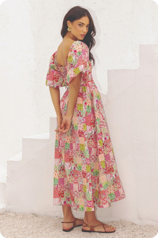 Sweet Orchard Dreams Midi Dress