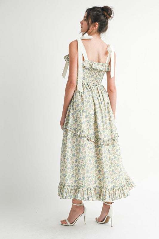 Blue Iris Love Midi Dress