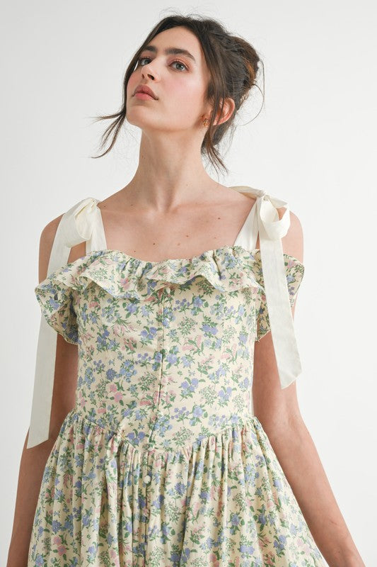 Blue Iris Love Midi Dress