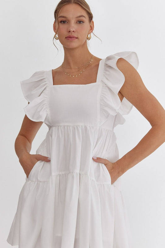 Dreaming On A Cloud Babydoll Dress
