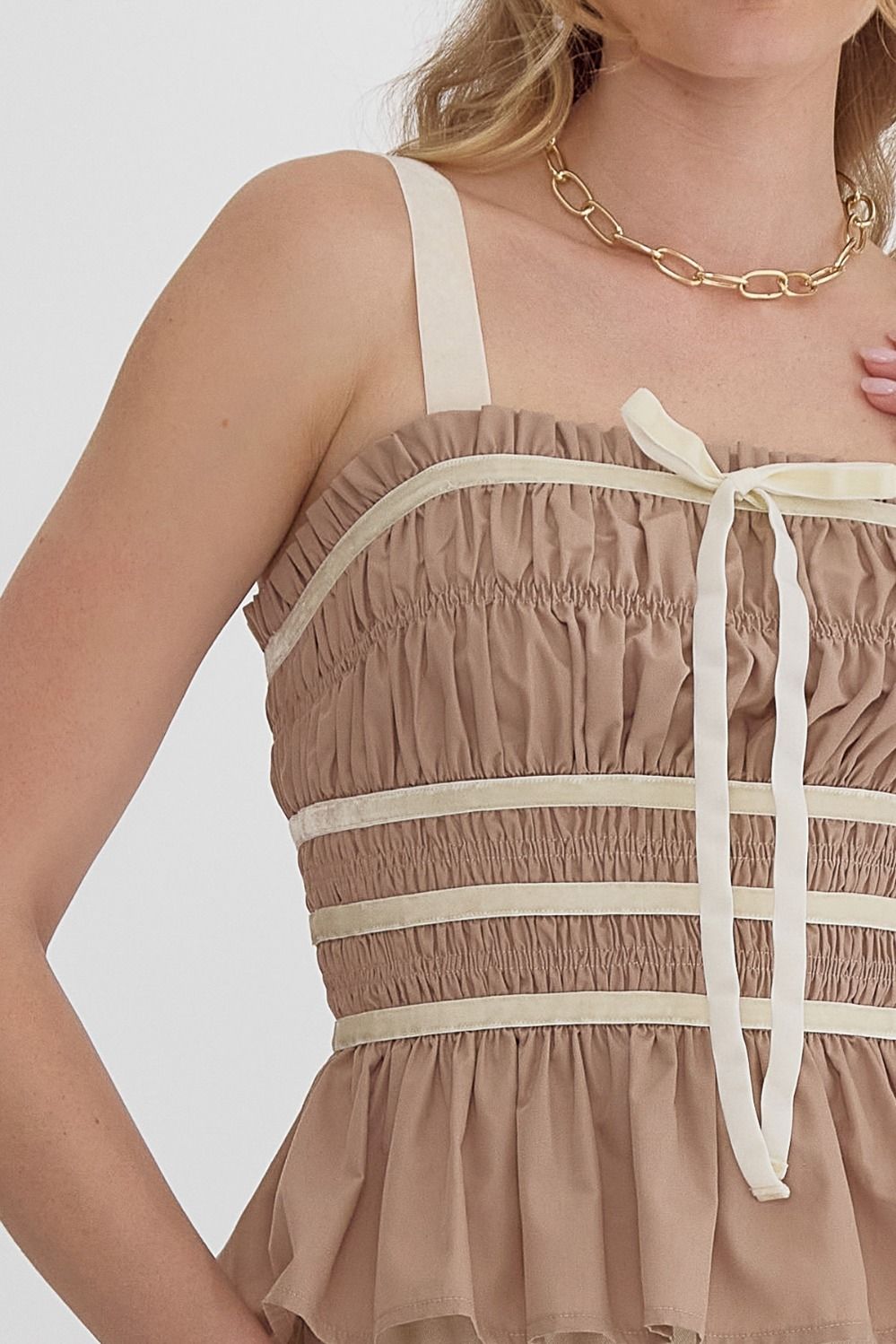 Perfect Love Peplum Top