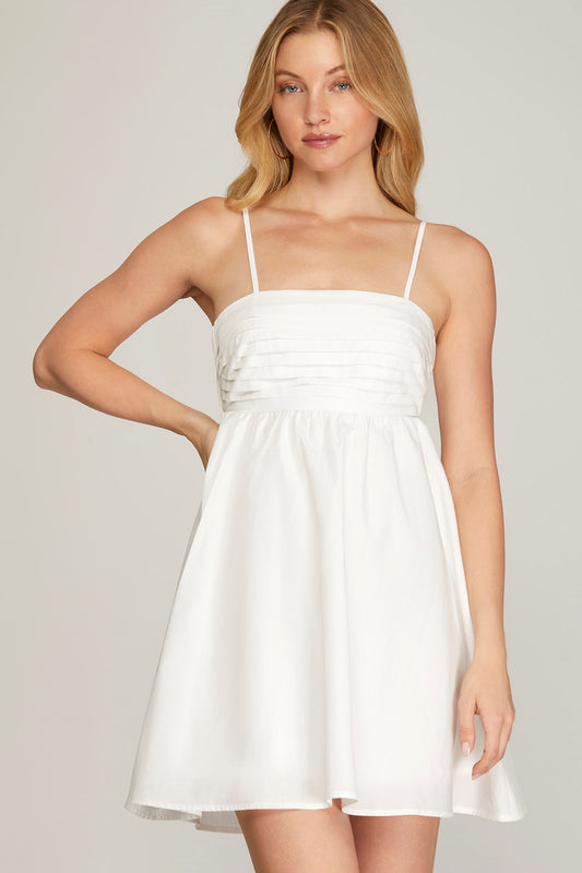 My Dearest White Love Dove Mini Dress