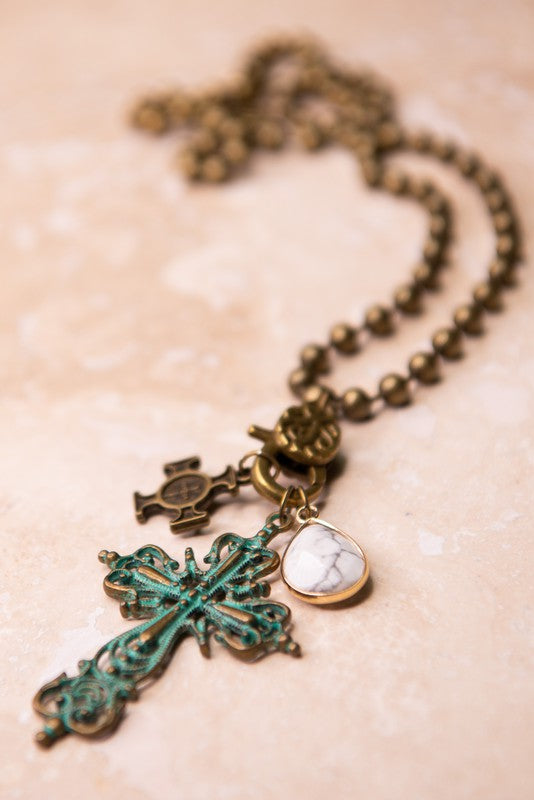 Mercy Lobster Claw Clasp Ball Chain Necklace