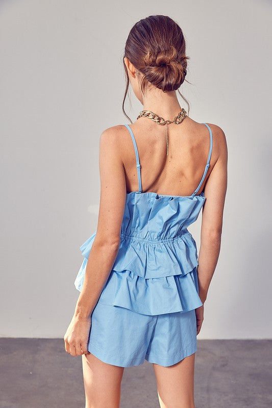 Pleased To Meet You Ruffled Layer Romper