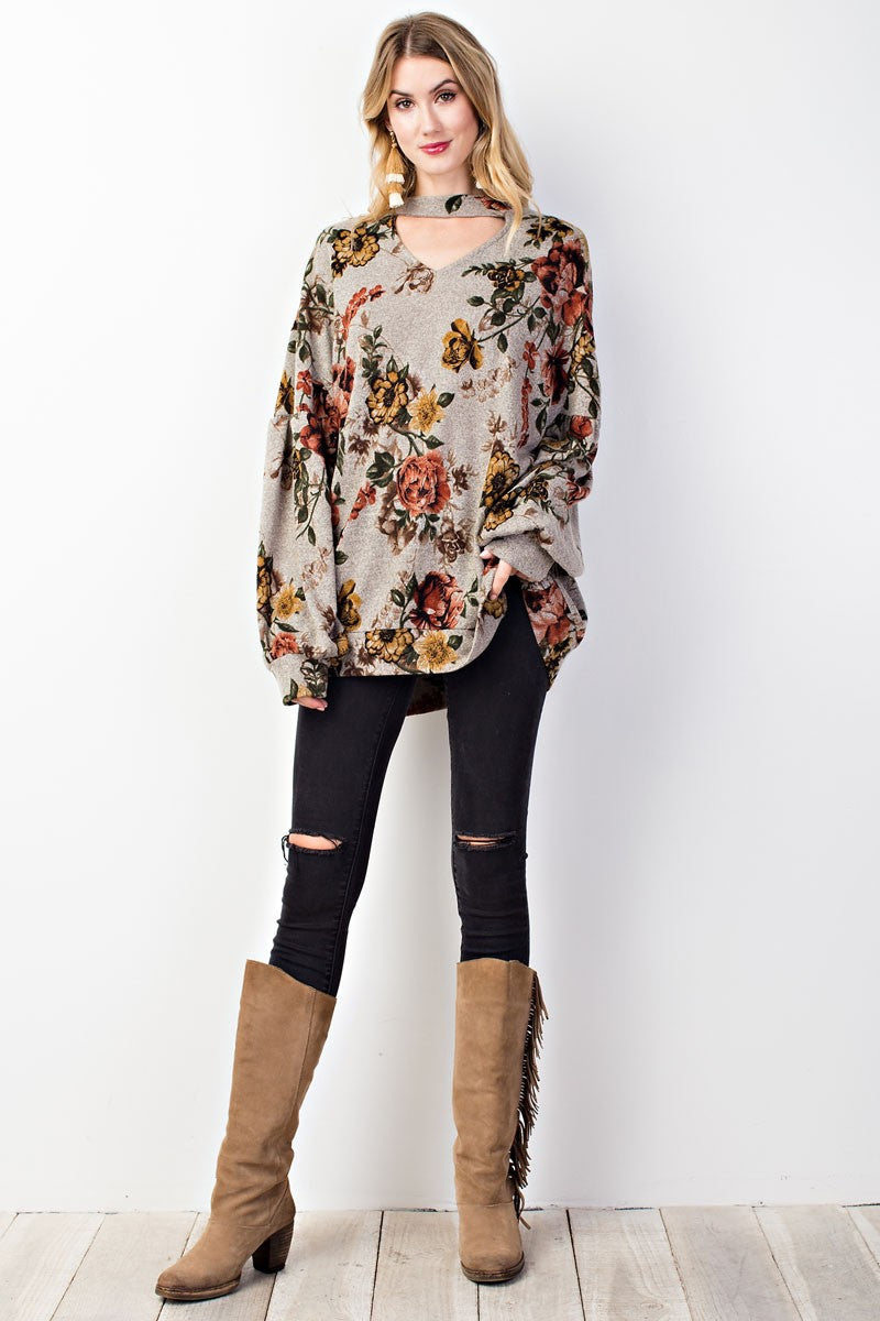 Roses Of Love Tunic Top