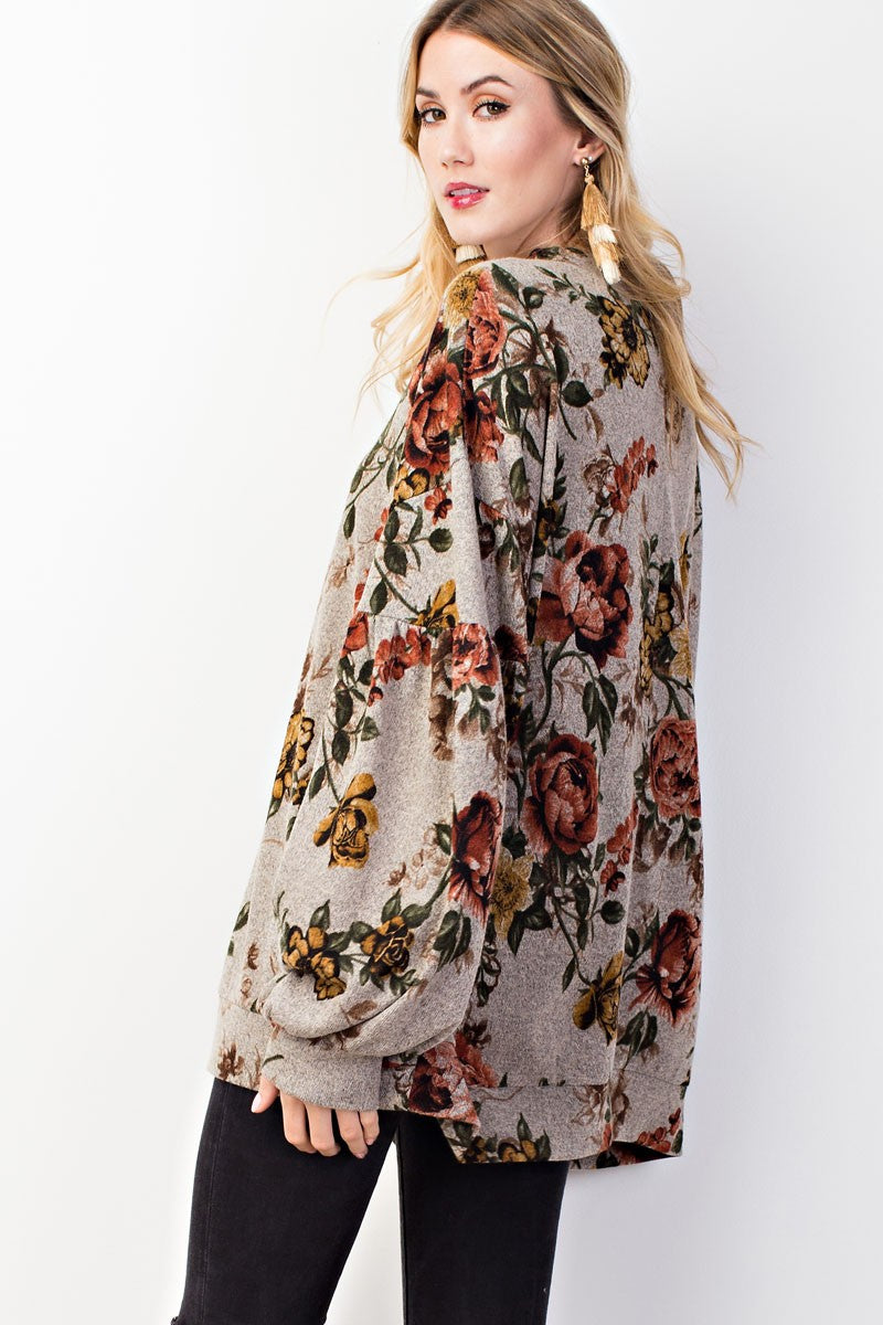 Roses Of Love Tunic Top