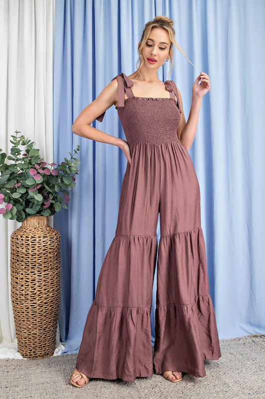 Aiming Towards The Horizons Purple Jumpsuit