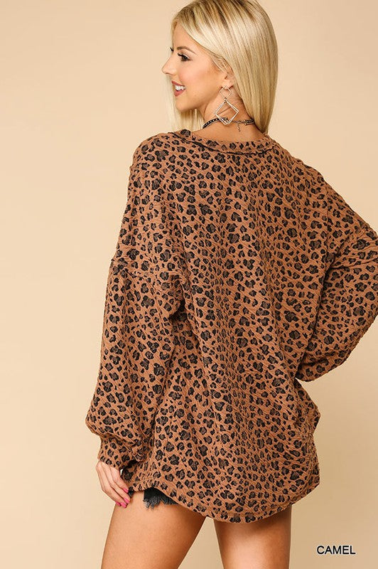 Beyond My Imagination Animal Print Top