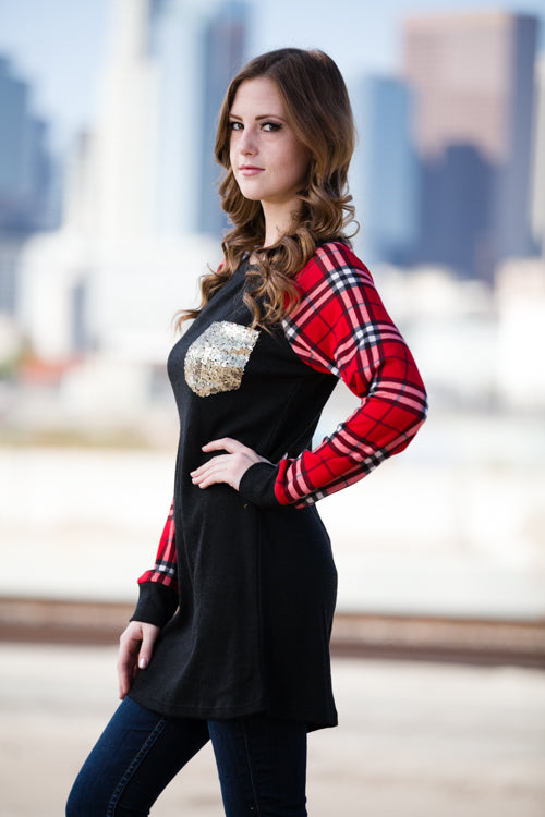 Plaid Of Wonder Top